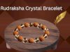 Rudraksha Crystal Bracelet For Energy, Peace, and Healing