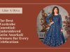 The Desi Wardrobe Essential: Embroidered Satin Anarkali Dresses for Every Celebration