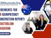 Requirements for a CDR (Competency Demonstration Report) for Australian Immigration