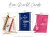 Elegant Box Scroll Cards Designs for Luxury Celebrations