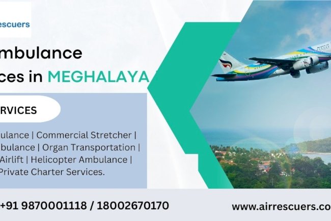 Air Ambulance Services in Meghalaya 