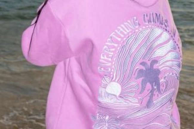 Hoodies for Every Season, Pink Palm Puff Collection