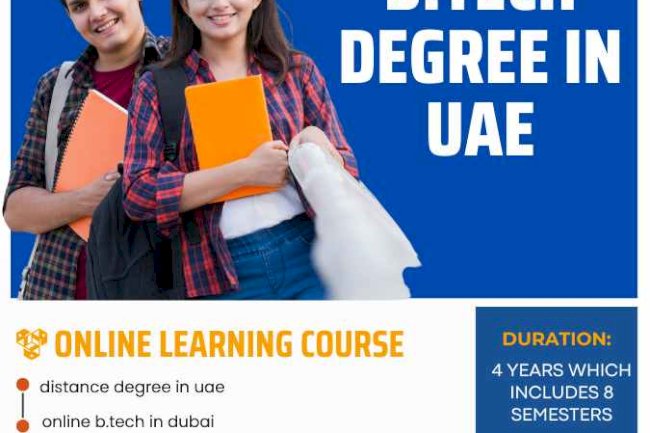 Is it feasible for someone to balance work and study at the same time while enrolled in a Distance B.Tech program in the UAE?