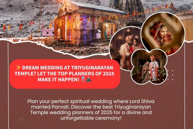 Dream Wedding at Triyuginarayan Temple with Expert Planners