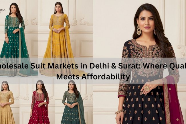 Wholesale Suit Markets in Delhi & Surat: Where Quality Meets Affordability