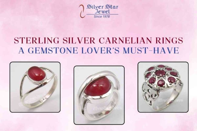 Sterling Silver Carnelian Rings: A Gemstone Lover’s Must-Have