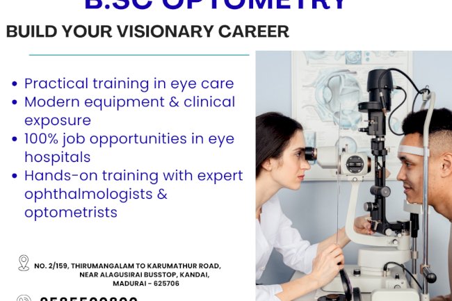 Optometry College in Madurai  Build a Career in Eye Care with V.M.N