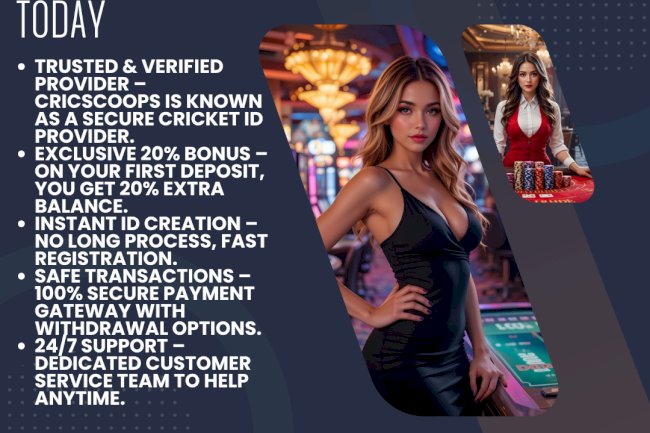 Get Online Cricket ID with 20% Bonus – Join Cricscoops Today