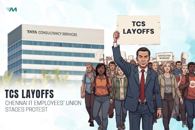 TCS Layoffs: Chennai IT Employees’ Union Stages Protest