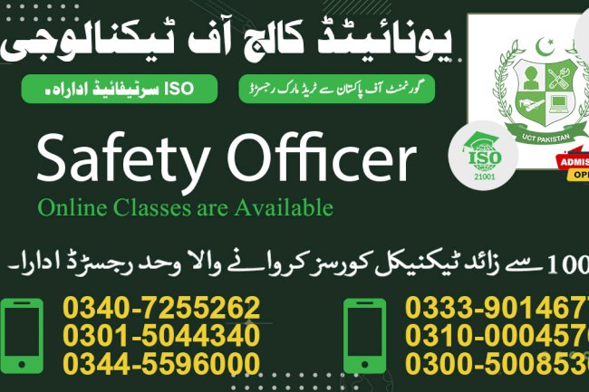 Safety Officer Course in Rawalpindi, Islamabad