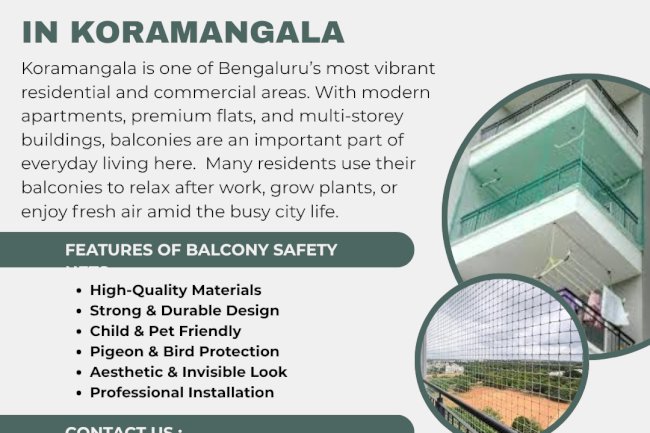 Balcony Safety Nets in Koramangala – Venky Safety Nets