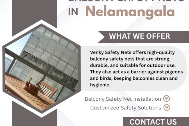 Balcony Safety Nets in Nelamangala – Venky Safety Nets