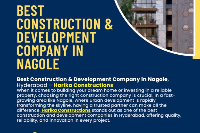 Best Construction & Development Company in Nagole, Hyderabad