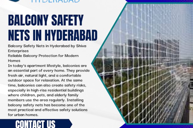Balcony Safety Nets in Hyderabad by Shiva Enterprises