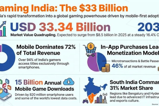 India Video Games Market Revenue Share by Companies Shows Rising Competition