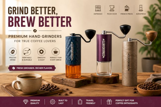 Best Hand Coffee Grinders in India | Fresh Coffee Every Time