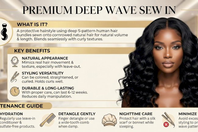     Deep Wave Hair: Because Flat Hair Was Never Invited.