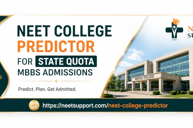 NEET College Predictor for State Quota MBBS Admissions