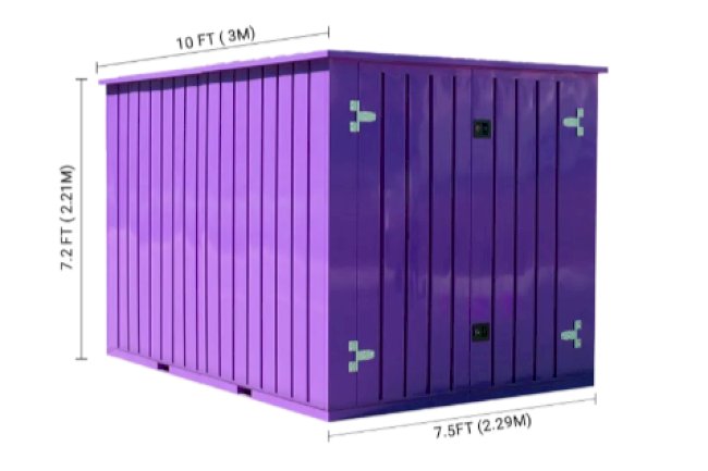 10 x 7.5 Utility Storage Unit: A Full-Scale Outdoor Equipment Room