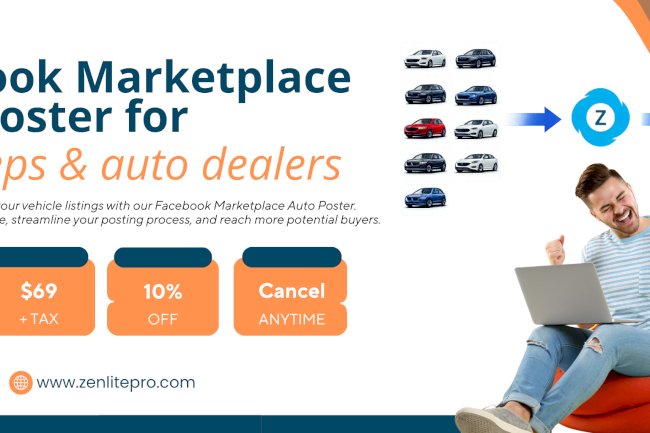 ZenLitePro! Automate Facebook Marketplace listings for Cars