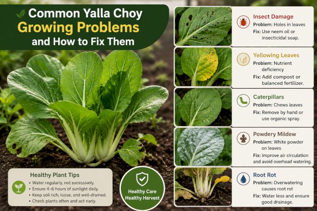 Common Yalla Choy Growing Problems and How to Fix Them