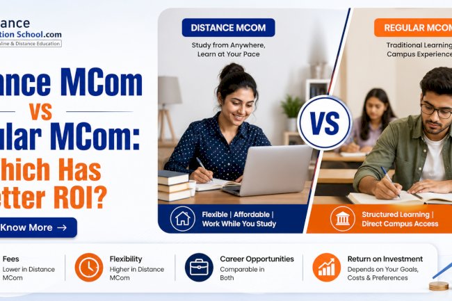 Distance MCom vs Regular MCom: Which Has Better ROI? 