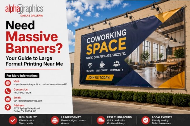 Need Massive Banners? Your Guide to Large Format Printing Near Me
