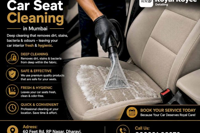 Car Seat Cleaning in Mumbai – Keep Your Car Interior Fresh, Clean, and Comfortable