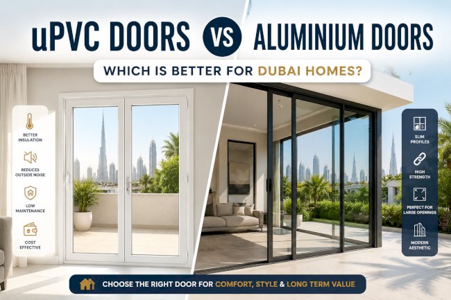 uPVC Doors vs Aluminium Doors: Which Is Better for Dubai Homes?