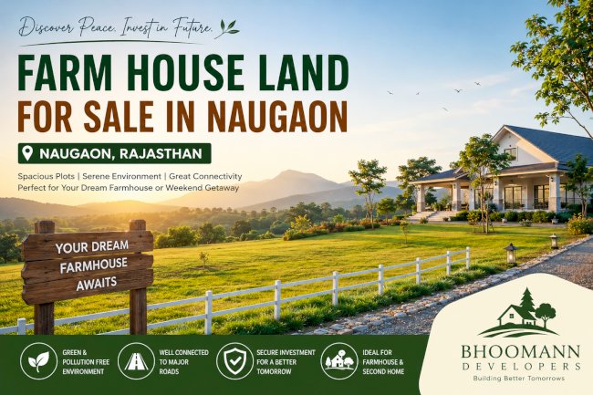 Farm House Land for Sale in Naugaon Rajasthan: A Smart Investment for Your Dream Farmhouse