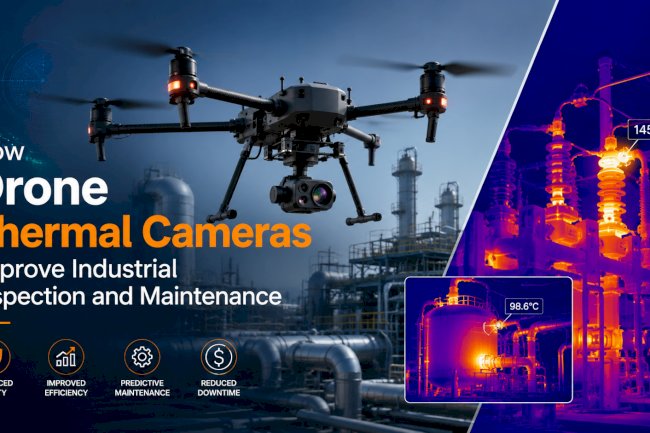 How Drone Thermal Cameras Improve Industrial Inspection and Maintenance