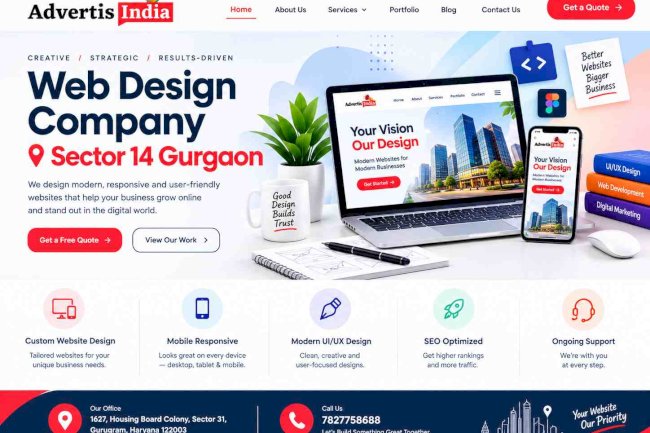 Web Design Company Sector 14 Gurgaon: Building Better Websites for Modern Businesses