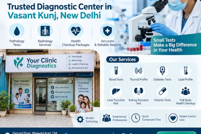Your Clinic Diagnostics | Best Diagnostic Center in Vasant Kunj, New Delhi