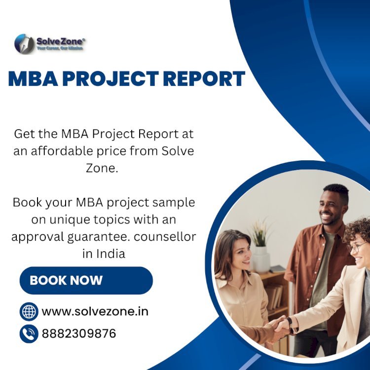 Expert MBA Project Report Writing Service – Solve Zone (2024)