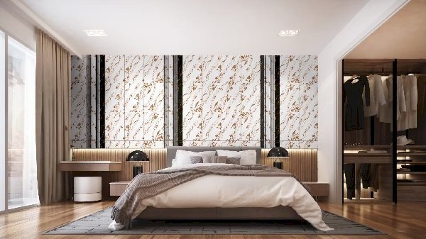 How to Make Bedroom Walls Impressive with Tiles