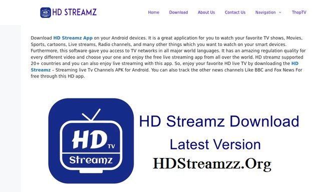 HD Streamz - Download HD Streamz APK Latest Version For Android