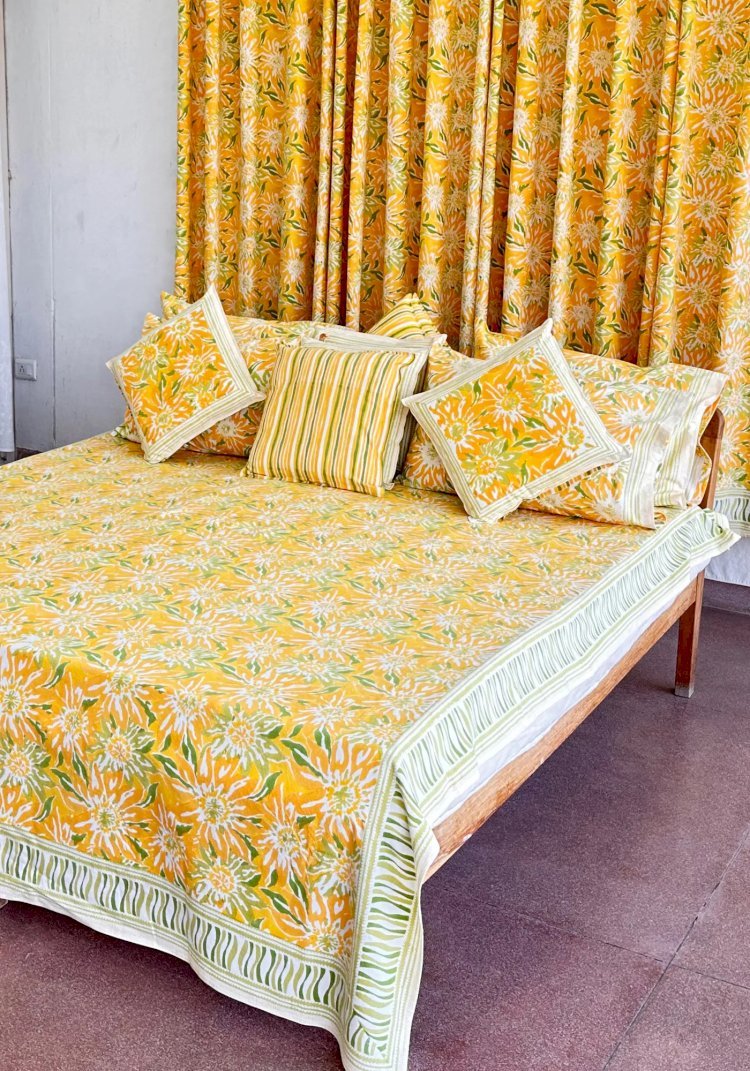 Add Elegance to Your Home with Hand Block Printed Bedsheets