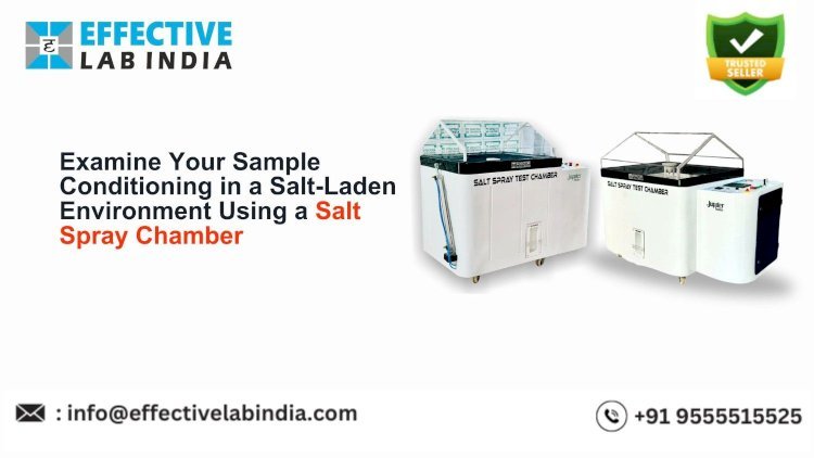 Examine Your Sample Conditioning in a Salt-Laden Environment Using a Salt Spray Chamber