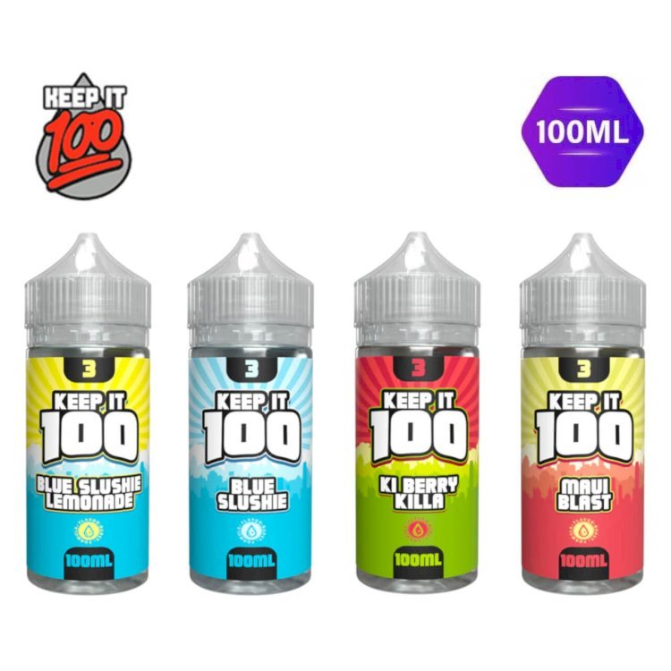 Keep It 100 Nixodine 100ml E-Juice: The Perfect Blend of Flavor and Quality