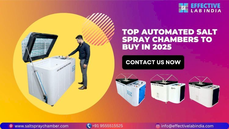 Top Automated Salt Spray Chambers to Buy in 2025