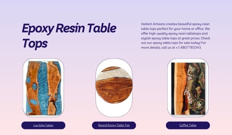 Transforming Wood with Epoxy Resin: Creative Tabletop Ideas