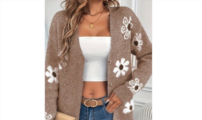 Floral Pattern Cardigan: A Stylish Essential for Every Season