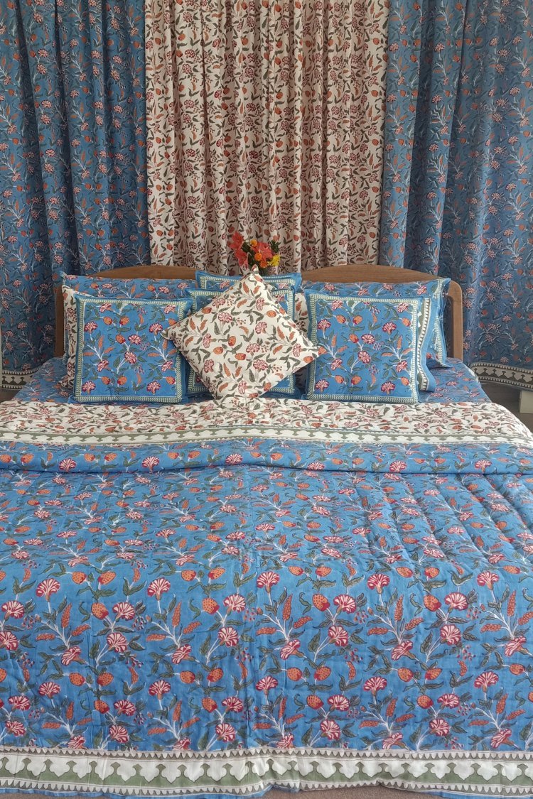 Hand Block Printed Quilts: Perfect for Cozy Winter Nights