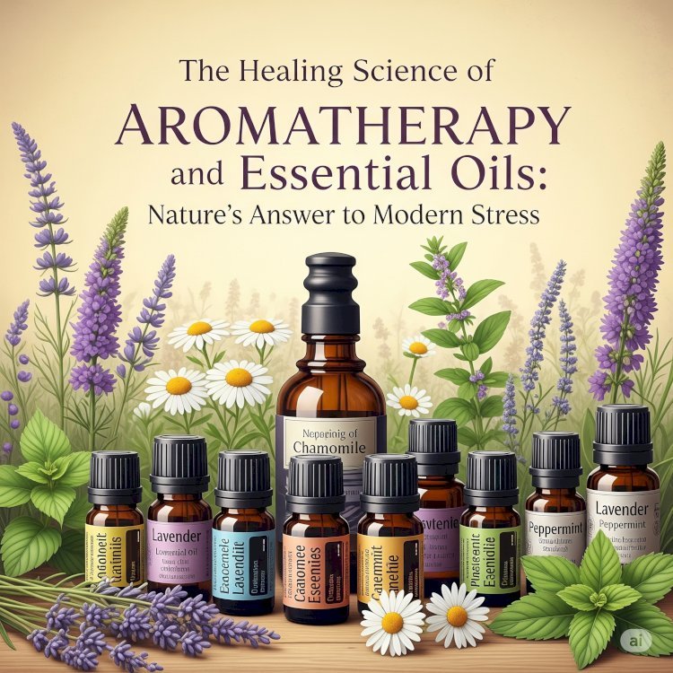 The Healing Science of Aromatherapy and Essential Oils: Nature’s Answer to Modern Stress