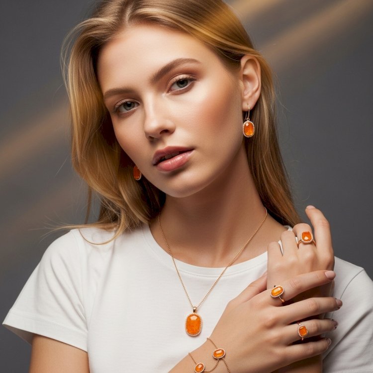 Unlocking The Beauty And Energy Of Orange Kyanite Jewelry