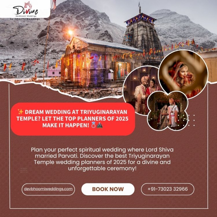 Dream Wedding at Triyuginarayan Temple with Expert Planners