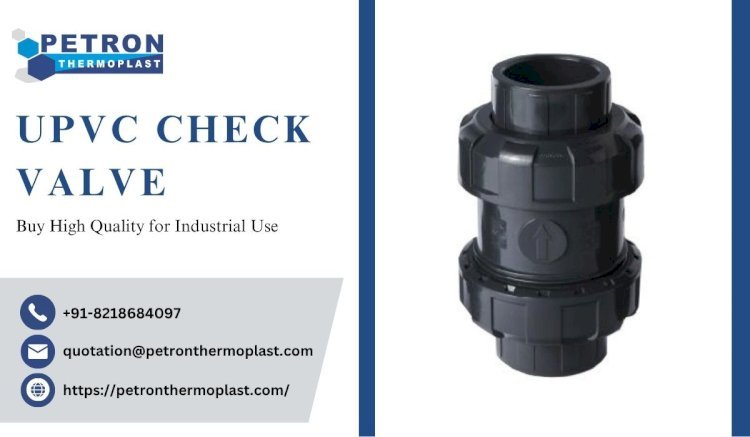 Buy High Quality UPVC Check Valve for Industrial Use
