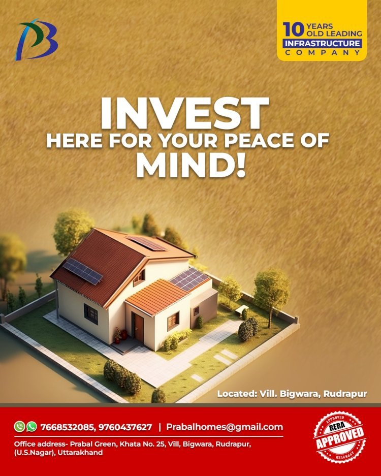 Why Buying a Plot in Rudrapur is a Smart Move for the Future