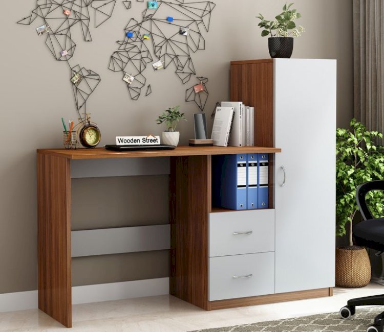 Smart Solutions: Study Table with Storage for Every Study Space