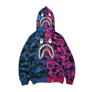 BAPE Shark Hoodie – Iconic Streetwear with Bold Graphics